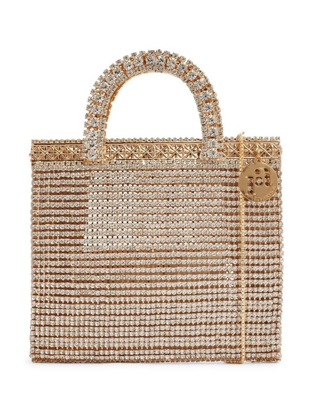 crystal-embellished shoulder bag 