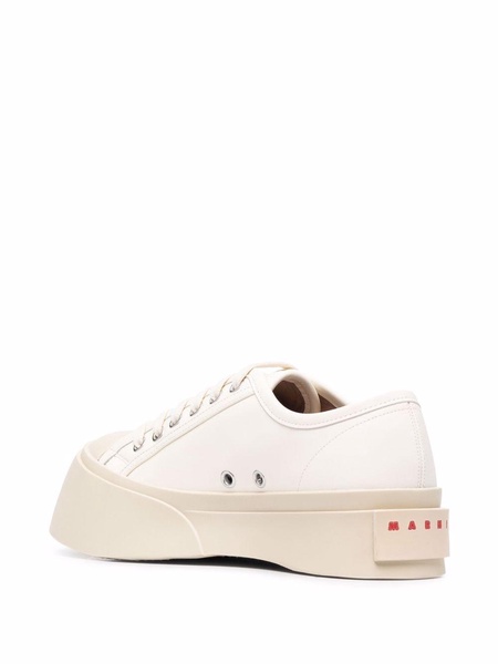 Pablo leather flatform sneakers