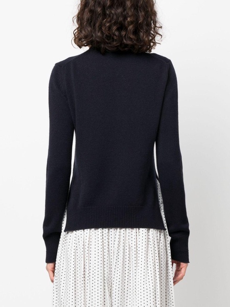 roll-neck cashmere jumper