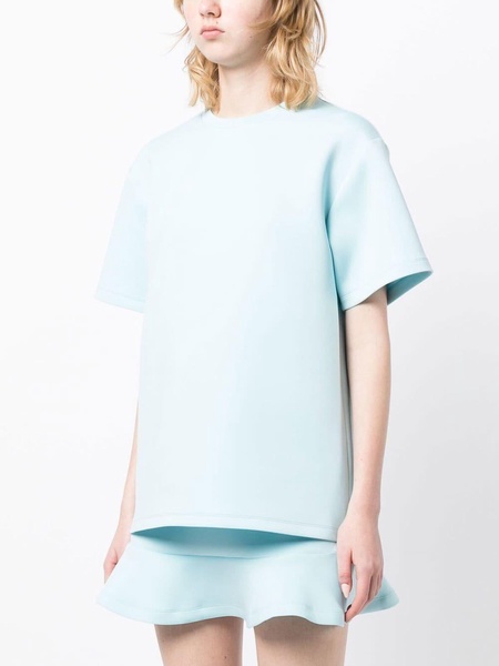 drop-shoulder short-sleeved T-shirt