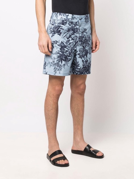 floral-print Bermuda shorts