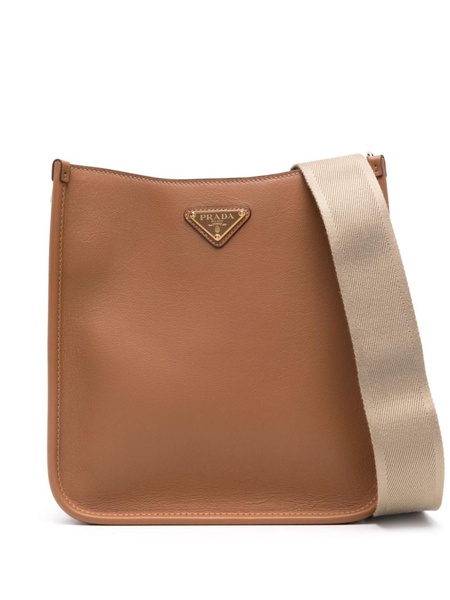 triangle-logo cross body bag