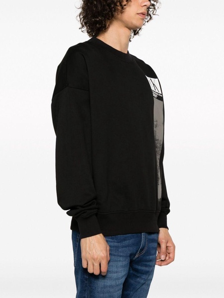 logo-print cotton sweatshirt 