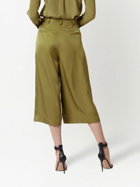 cropped darted trousers