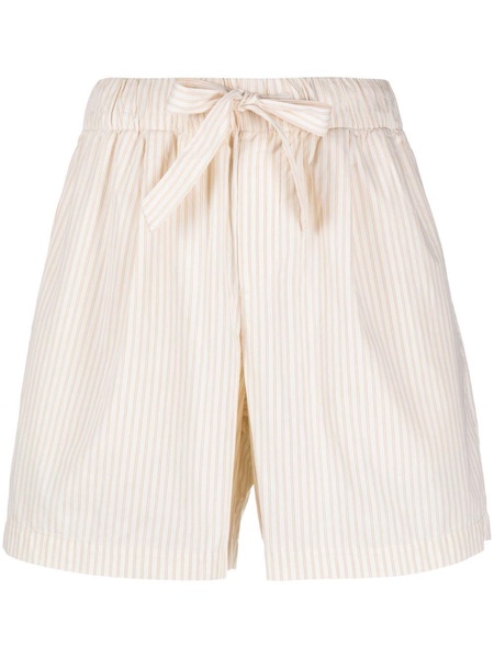 striped organic cotton shorts