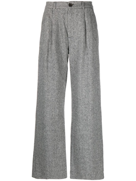 herringbone tailored trousers