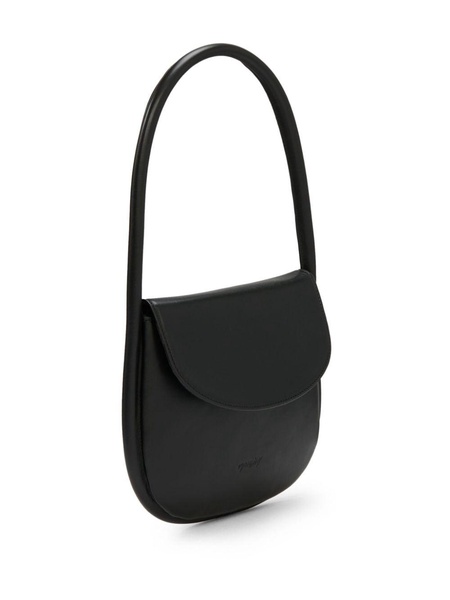 Mezzotonda leather shoulder bag