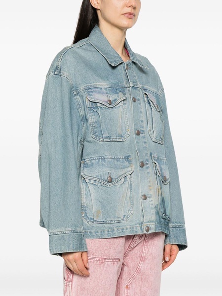 Trucker oversized denim jacket