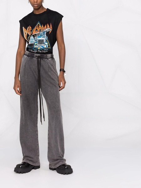 drawstring-waist trousers