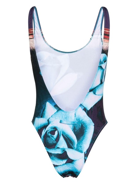 The Blue Roses graphic-print swimsuit