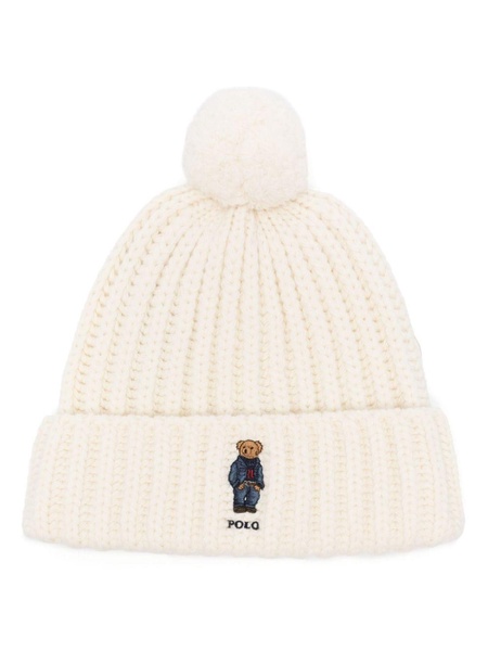 Polo Bear-embroidered beanie