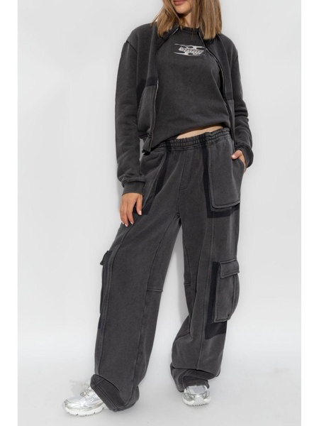 cotton cargo track pants 