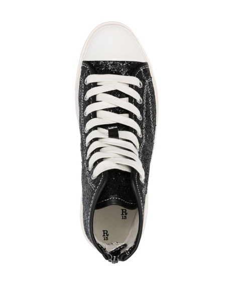 Kurt glittered platform sneakers