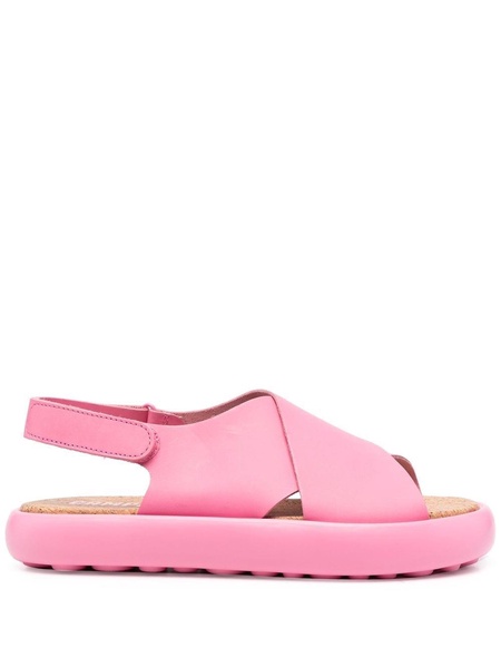 cross-strap chunky sole sandals