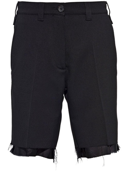 raw-hem Bermuda shorts