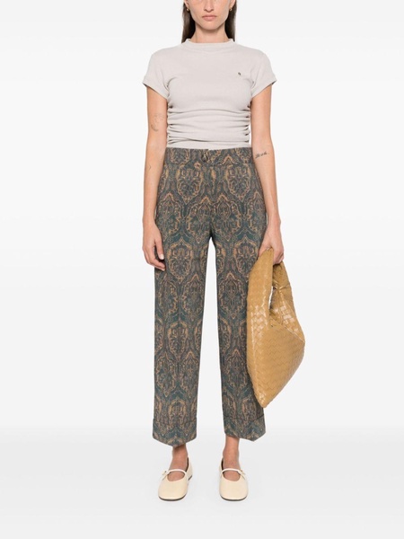 printed trousers