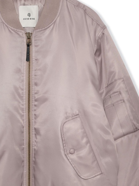 Leon zipped bomber jacket