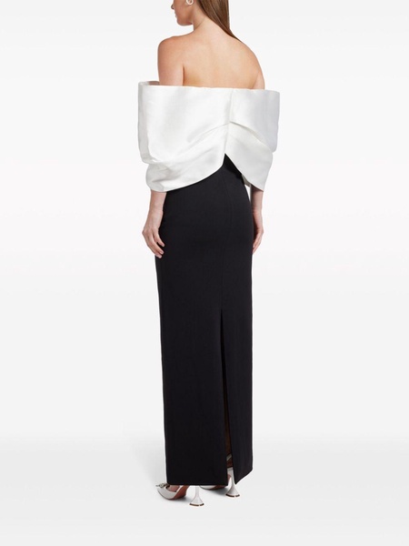 Filippa off-shoulder gown