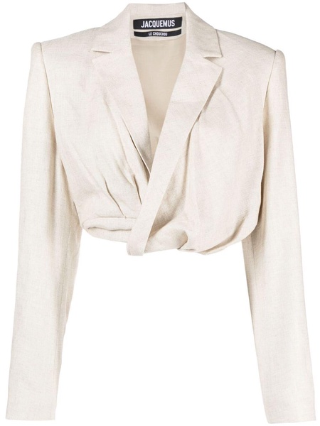 Beige Le Chouchou 'La Veste Bahia Courte' Blazer