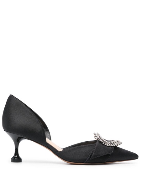 Madelina Flare 50mm satin pumps