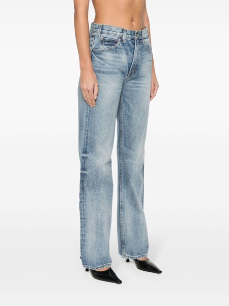 Mitchell high-rise straight-leg jeans 