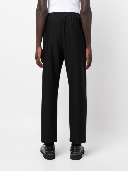 logo-patch relaxed trousers