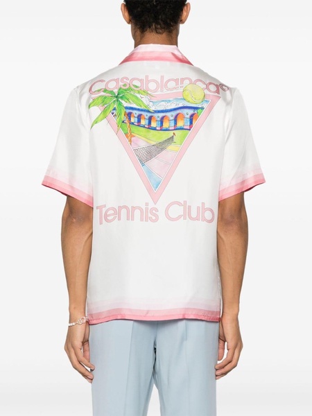 Tennis Club Icon silk shirt