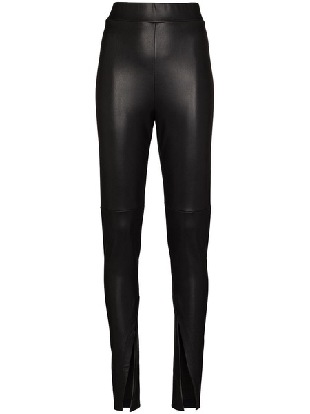 Carlisle vegan leather trousers