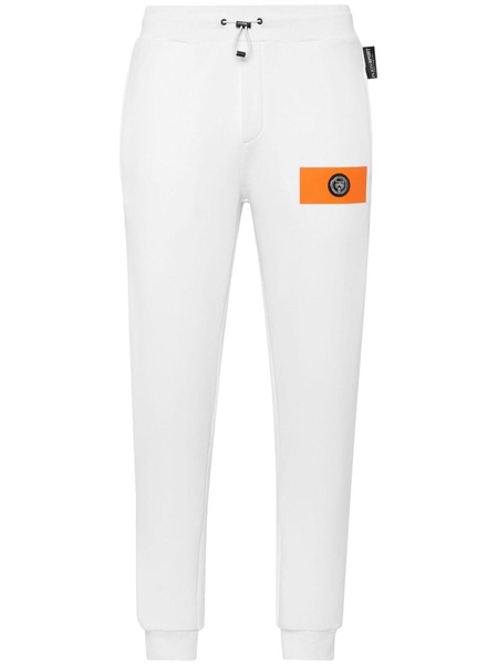 logo-applique cotton-blend track pants