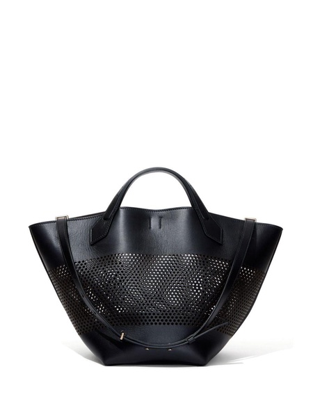 large PS1 perforated-leather tote bag