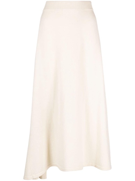 cashmere midi skirt