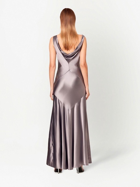 Senie satin maxi dress