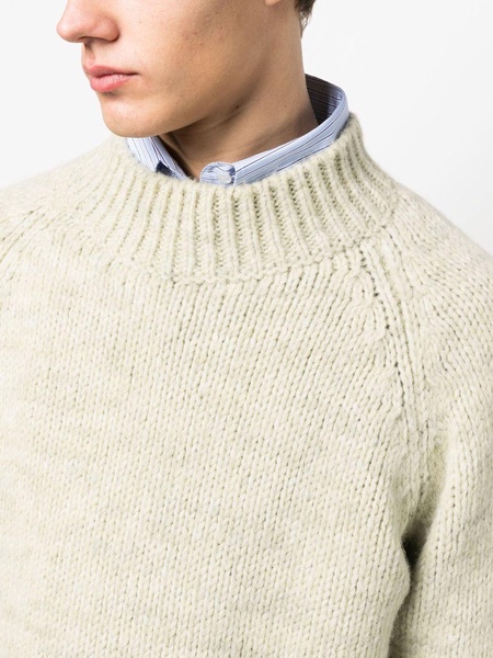 chunky-knit crew-neck jumper 