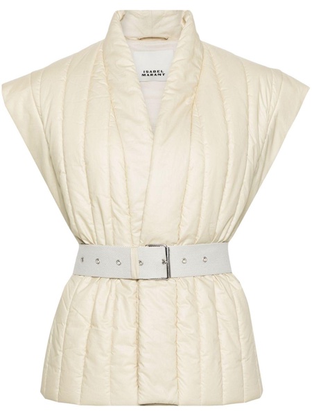 Ajali belted quilted gilet