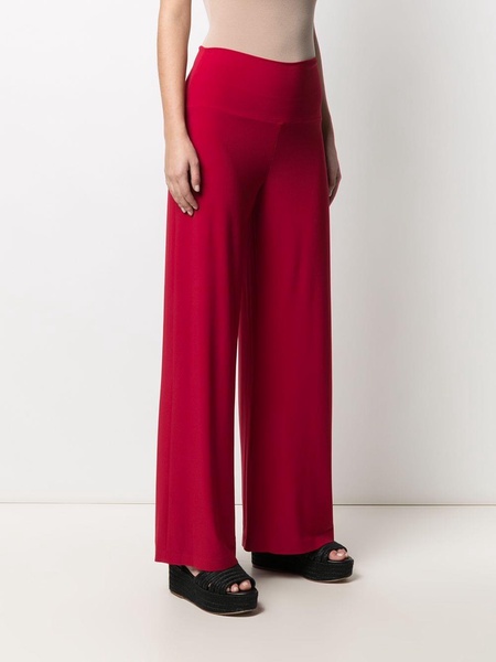 wide-leg flared trousers