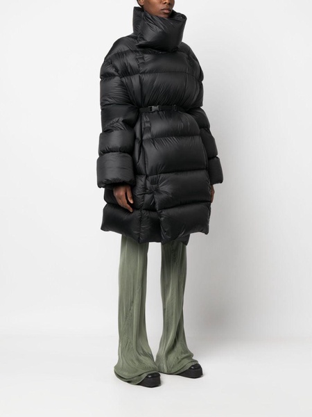 padded high-neck coat