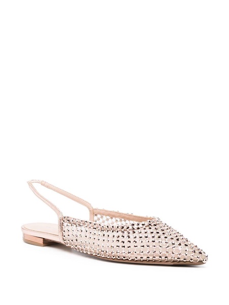 Gilda crystal-embellished flat mules