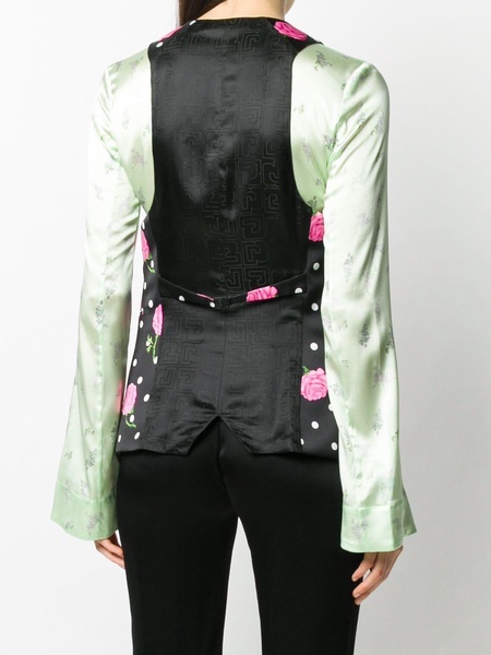 floral tailored waistcoat