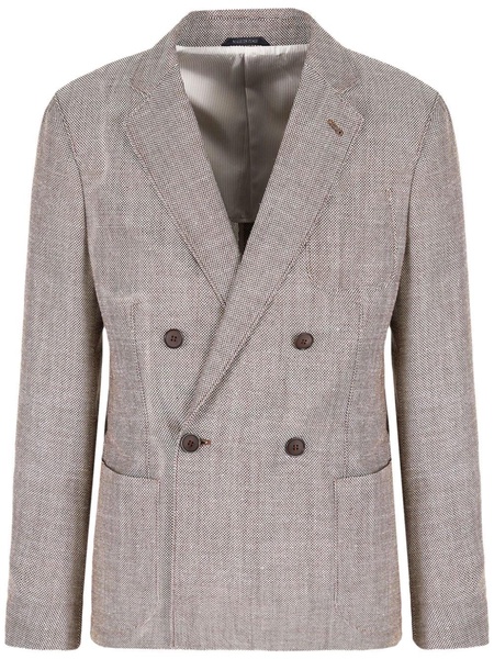 interwoven virgin wool-blend blazer