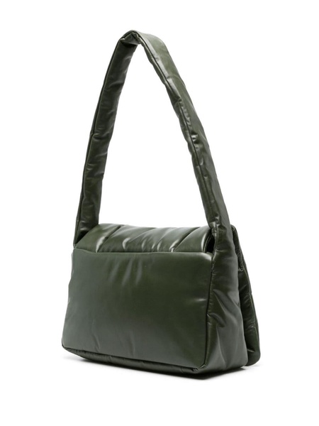 Cornicione leather shoulder bag