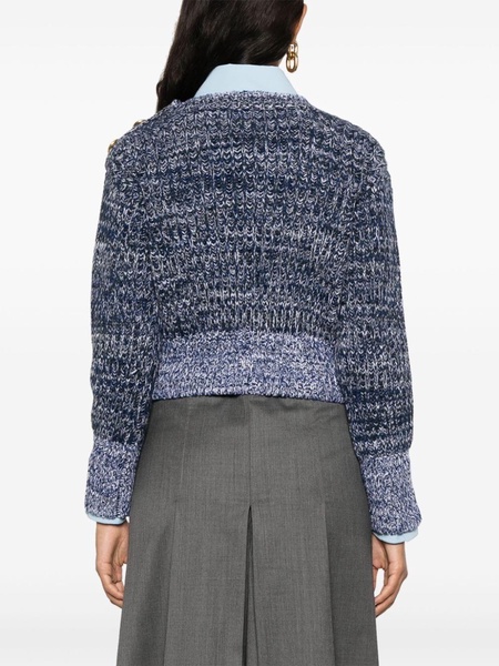 blend-effect wool jumper