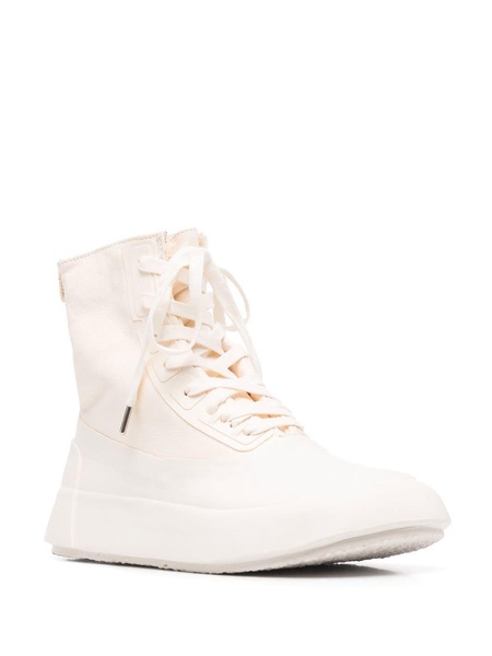 chunky-sole high-top sneakers