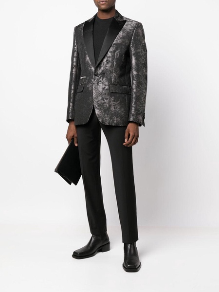 Gothic Plein Jacquard blazer