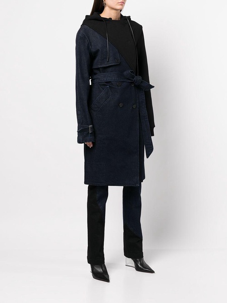 Belinda denim trench coat