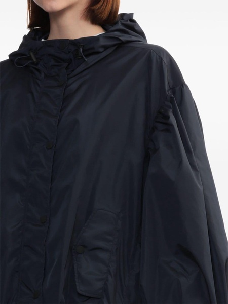 button placket trapeze parka