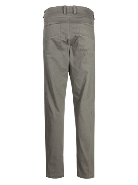 mid-rise slim-cut trousers