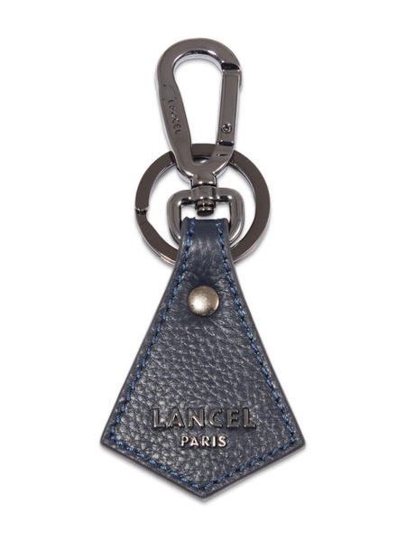 pyramid leather keyring