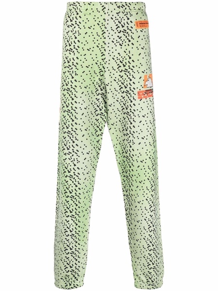 abstract-spot track pants