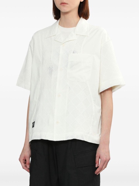 geometric-pattern cotton shirt