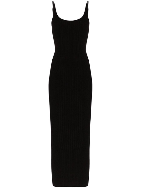 ribbed-knit maxi dress